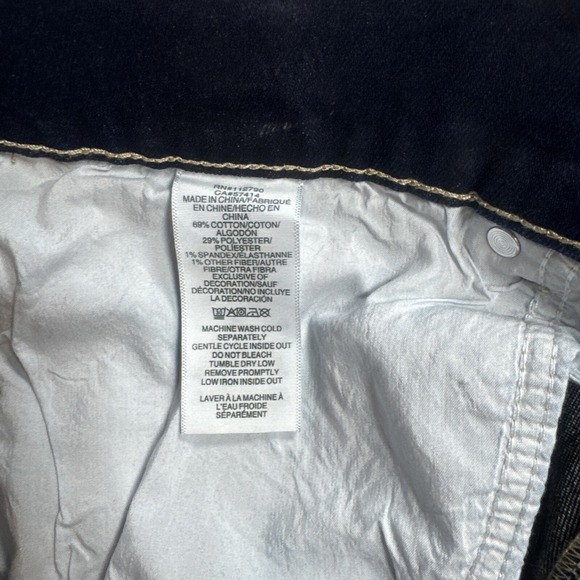 True Religion Rocco Relaxed Skinny Men's Jeans Dark Blue 36 - Picture 10 of 10